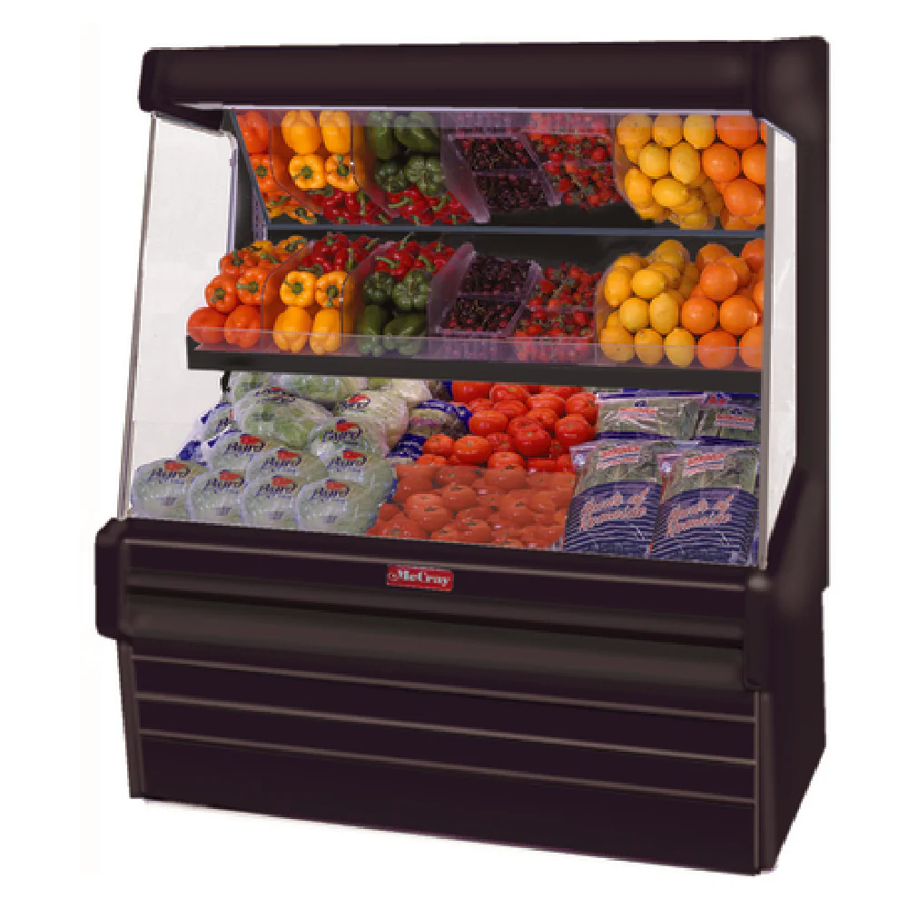 Howard-McCray SC-OP30E-8L-B-LED 99 Inch Self-Contained Produce Open Merchandiser with LED Lighting Howard-McCray SC-OP30E-8L-B-LED 99 Inch Self-Contained Produce Open Merchandiser with LED Lighting