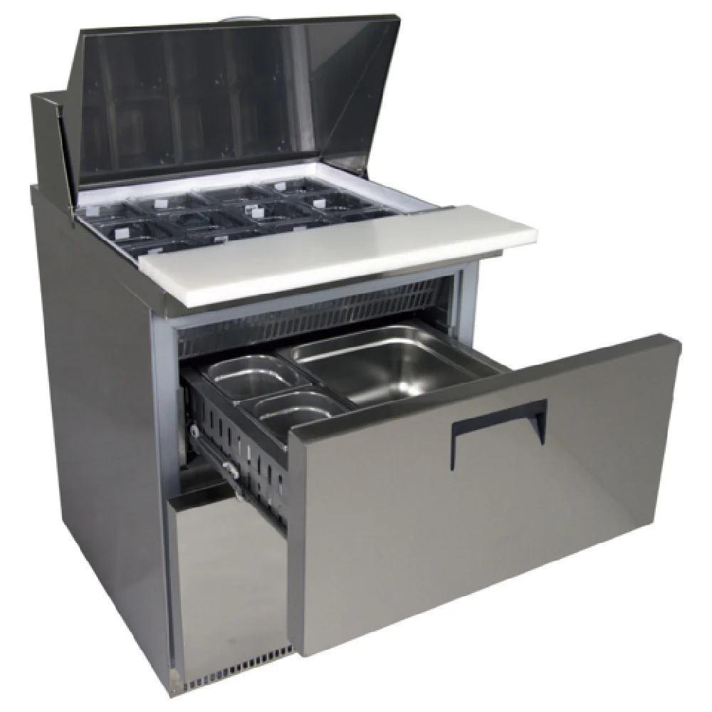 U-Line Corporation UCSP127-SS91A 27 Inch Refrigerated Sandwich Prep Table