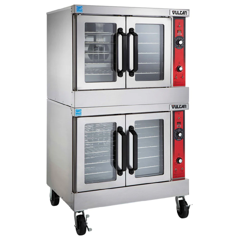 Vulcan VC44EC_220-240/60/1/3 40 Inch Electric Convection Oven Double-deck Vulcan VC44EC_220-240/60/1/3 40 Inch Electric Convection Oven Double-deck