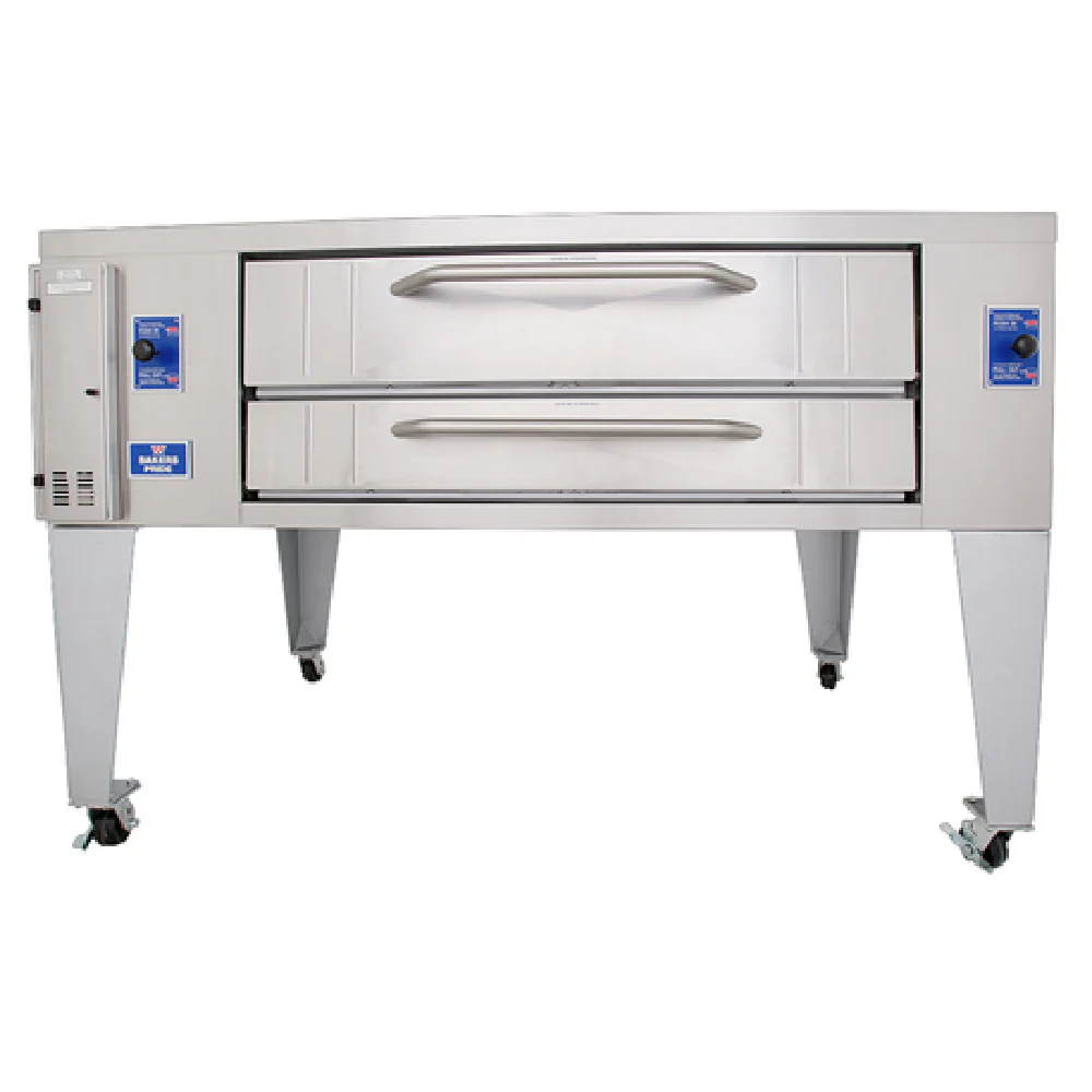 Bakers Pride Y-800BL_LP 66 Inch Gas Pizza Deck Oven with FibraMent Hearth 120000 BTU Bakers Pride Y-800BL_LP 66 Inch Gas Pizza Deck Oven with FibraMent Hearth 120000 BTU