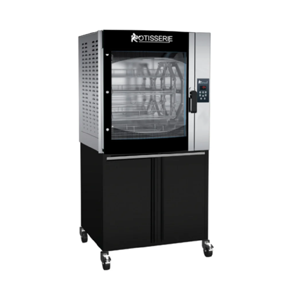 Rotisol FBP8.520 34-7/8 Inch Electric Roti-Roaster Oven Stainless Steel with Baskets Rotisol FBP8.520 34-7/8 Inch Electric Roti-Roaster Oven Stainless Steel with Baskets