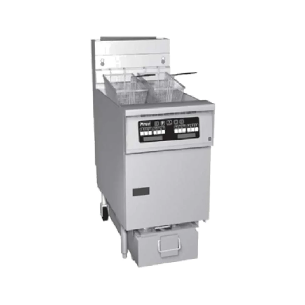 Pitco SG14RS-4FD_LP 48 Inch Deep Fryer Gas with Solstice Filter 488000 BTU