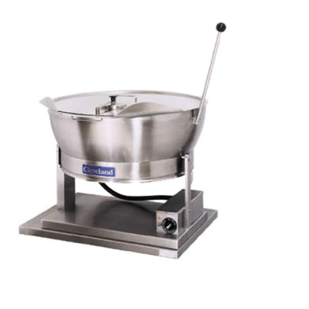 Cleveland SET15_240/60/1 31 Inch Electric Tilting Skillet Stainless Steel with Cover Cleveland SET15_240/60/1 31 Inch Electric Tilting Skillet Stainless Steel with Cover