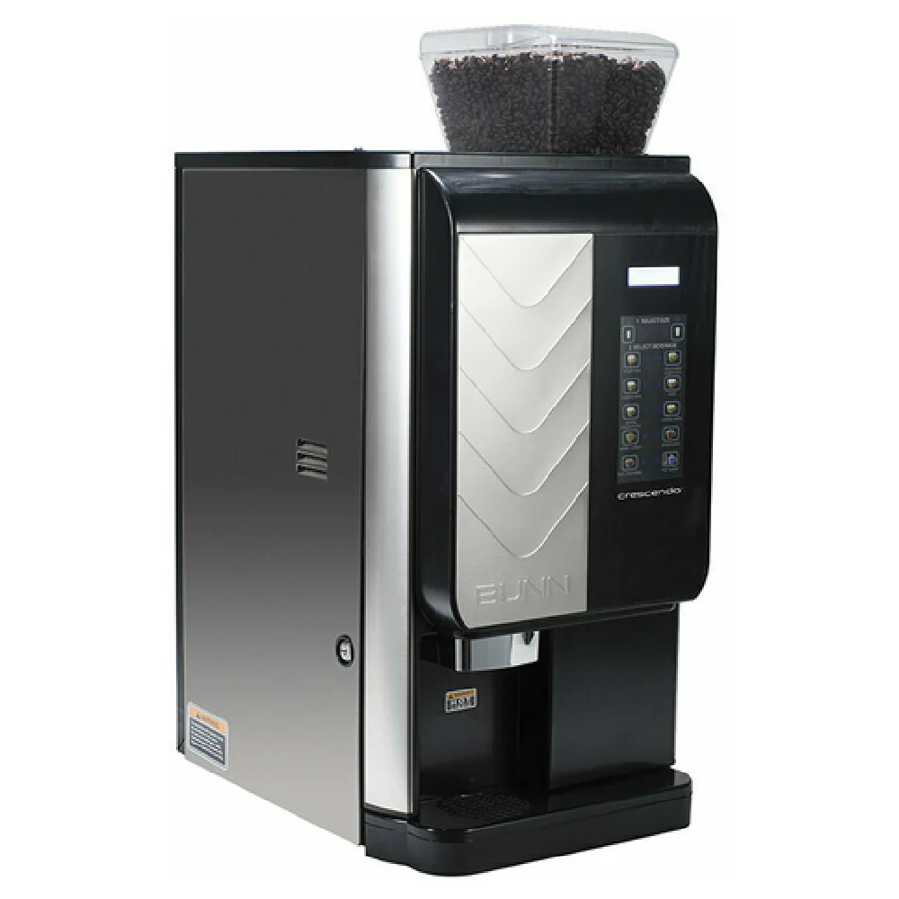 Bunn 44300.0201 14 Inch Bean To Cup Coffee Brewer with Dual Hoppers