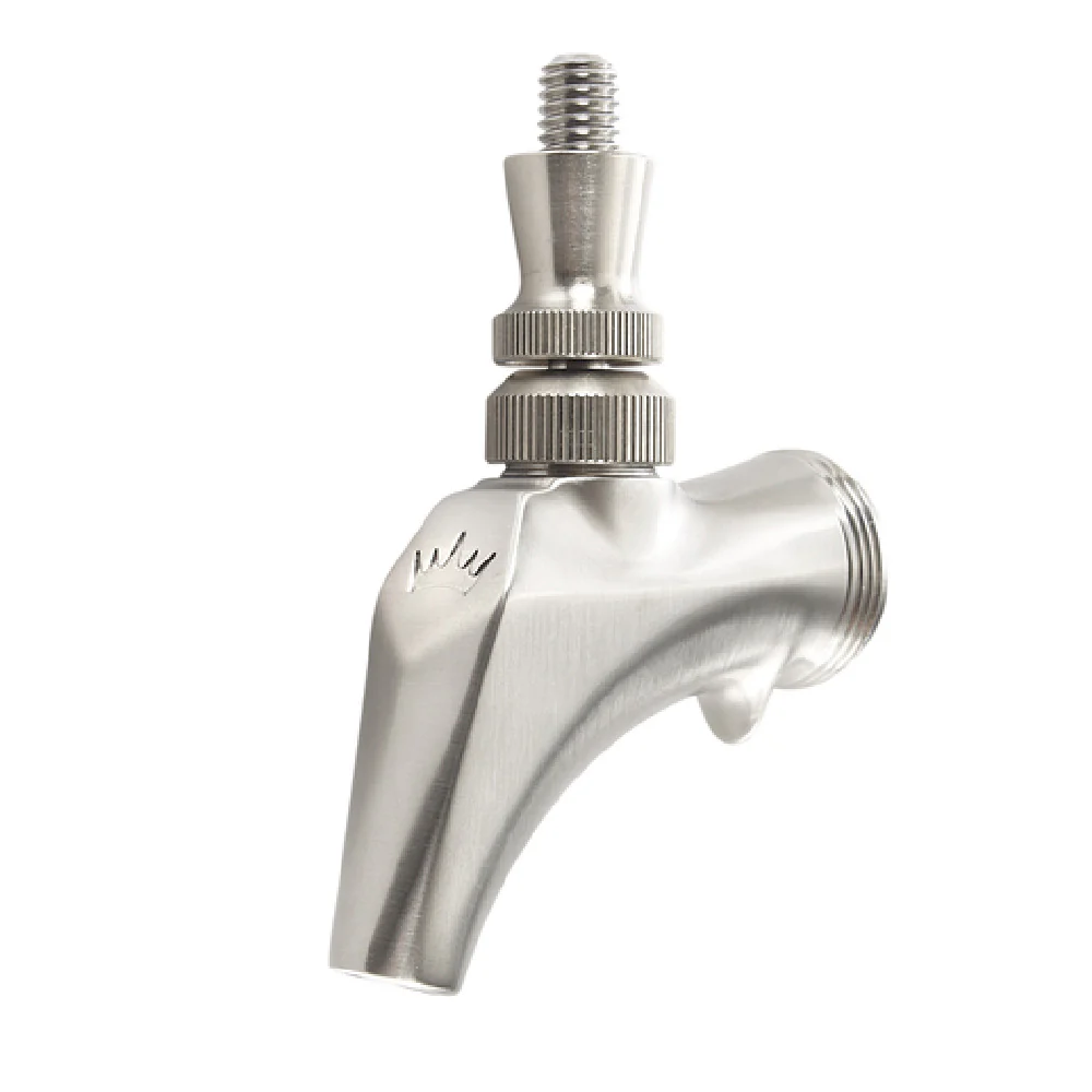 Optional Satin Finish Stainless Steel Forward Sealing Beer Faucet for Royal Series, Krowne BC-300F Optional Satin Finish Stainless Steel Forward Sealing Beer Faucet for Royal Series, Krowne BC-300F
