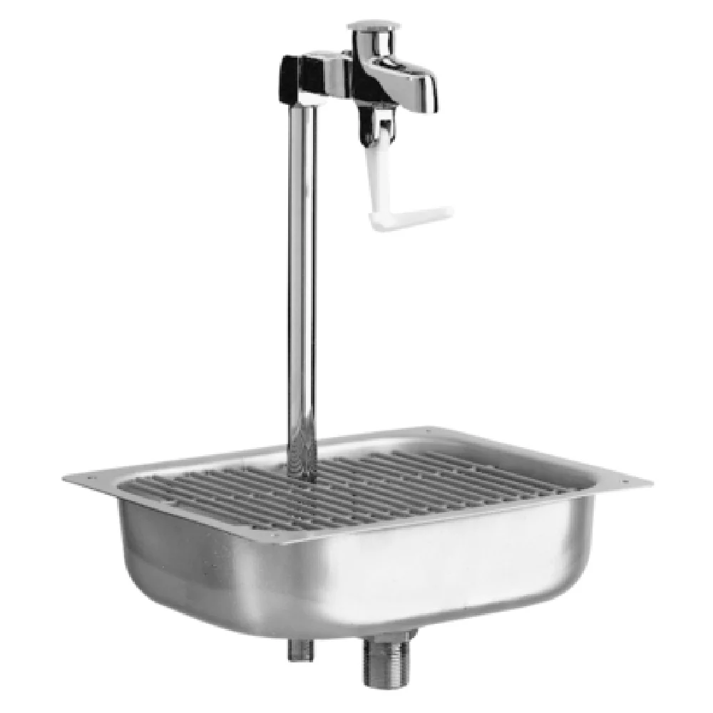 Fisher 1400 Glass Filler Station with Sink Assembly 10 Inch Pedestal Type