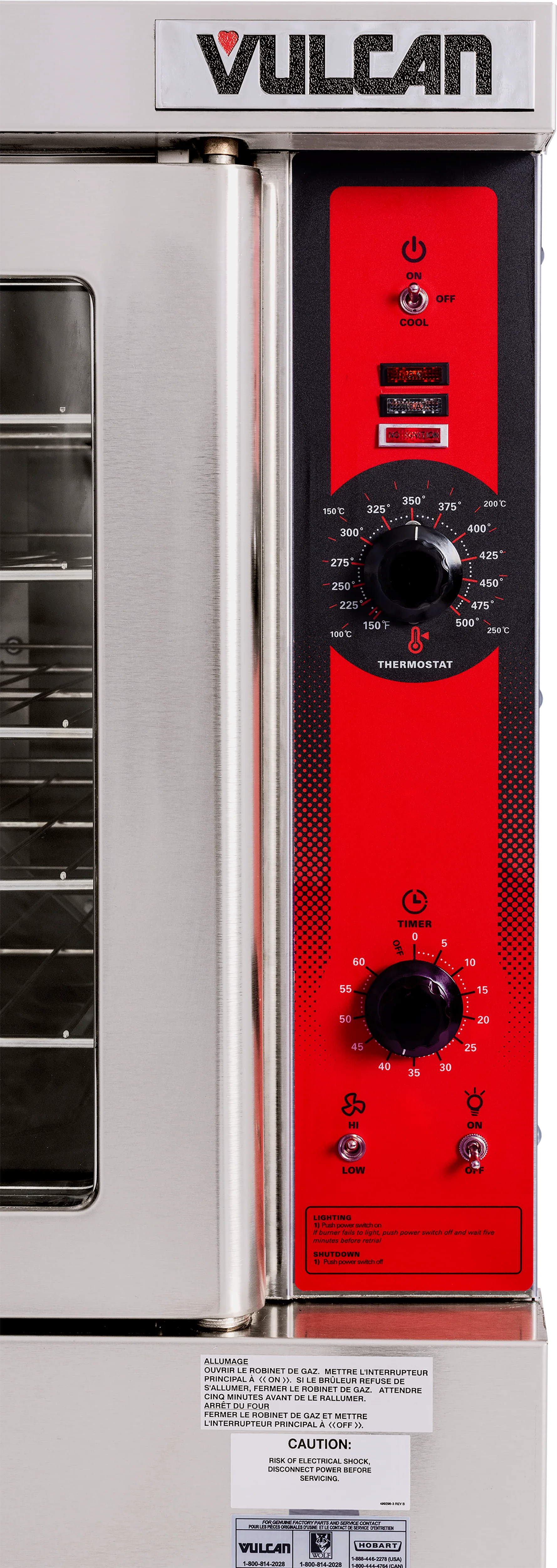 Vulcan VC4GD-QS-PLATINUM_LP 40 Inch Gas Convection Oven with 50,000 BTU Vulcan VC4GD-QS-PLATINUM_LP 40 Inch Gas Convection Oven with 50,000 BTU
