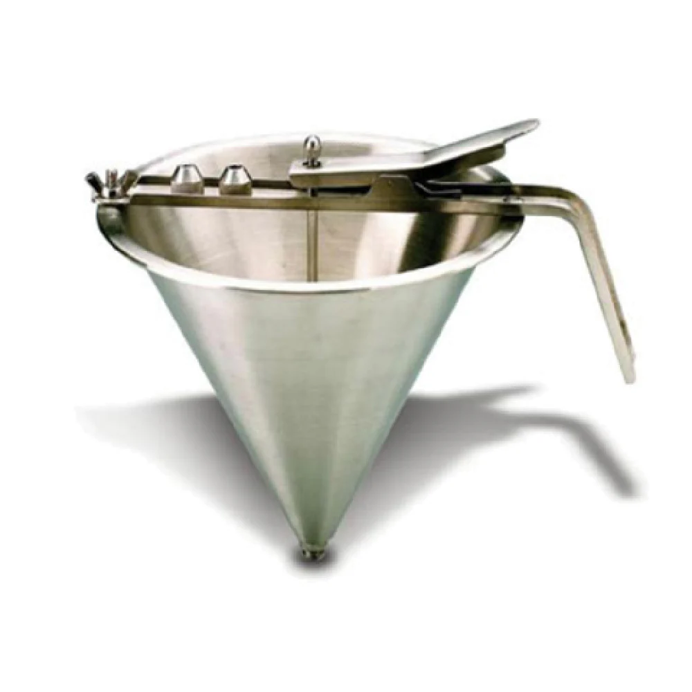 Matfer 258825 2 Quart Confectionery Funnel with 1/3 Inch Opening Nozzle Stainless Steel