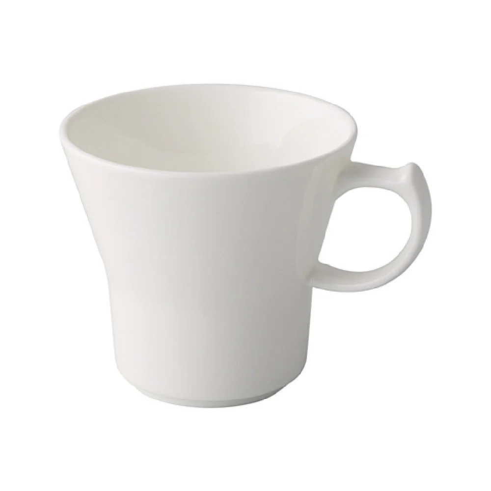CAC China GDC-1-T 8 Oz Cup Round Porcelain with Glazed Foot