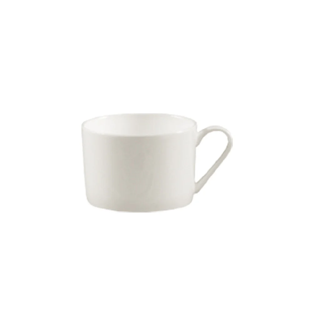 CAC China MAJ-54 6-1/2 Oz Bone China Straight Round Cup - Dishwasher Safe
