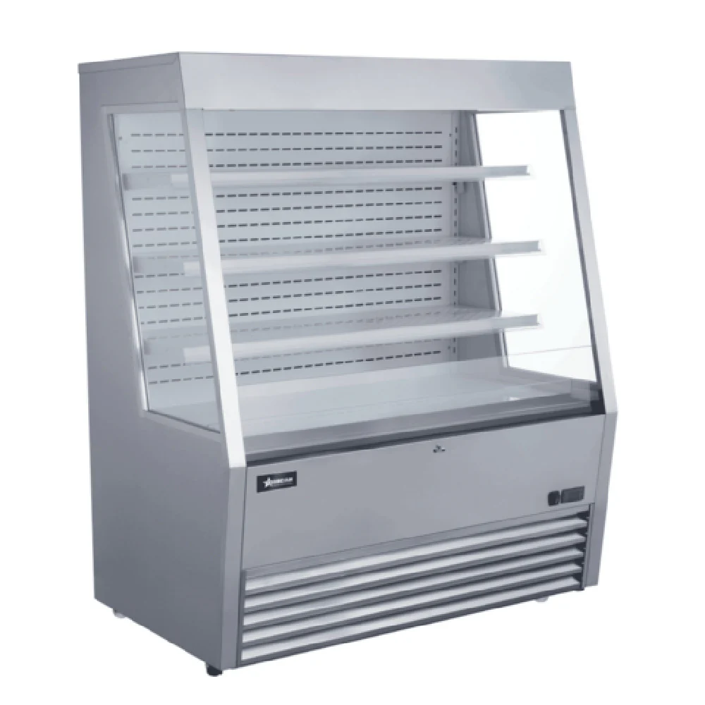 Omcan 48273 48 Inch Open Refrigerated Merchandiser 15.04 Cu Ft Stainless Steel Omcan 48273 48 Inch Open Refrigerated Merchandiser 15.04 Cu Ft Stainless Steel