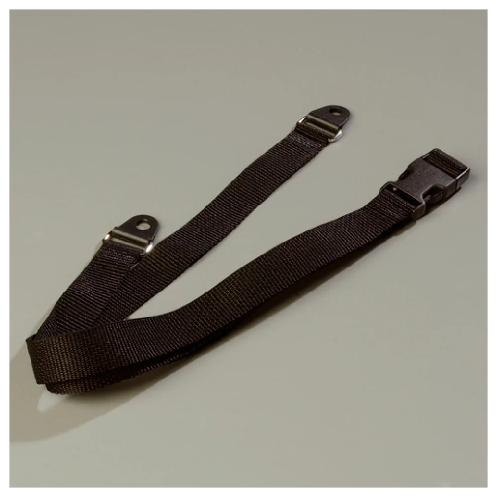 Carlisle 711203 1.5 Inch Snap Clasp Adjustable Booster Seat Strap Black Rip-Stop Nylon