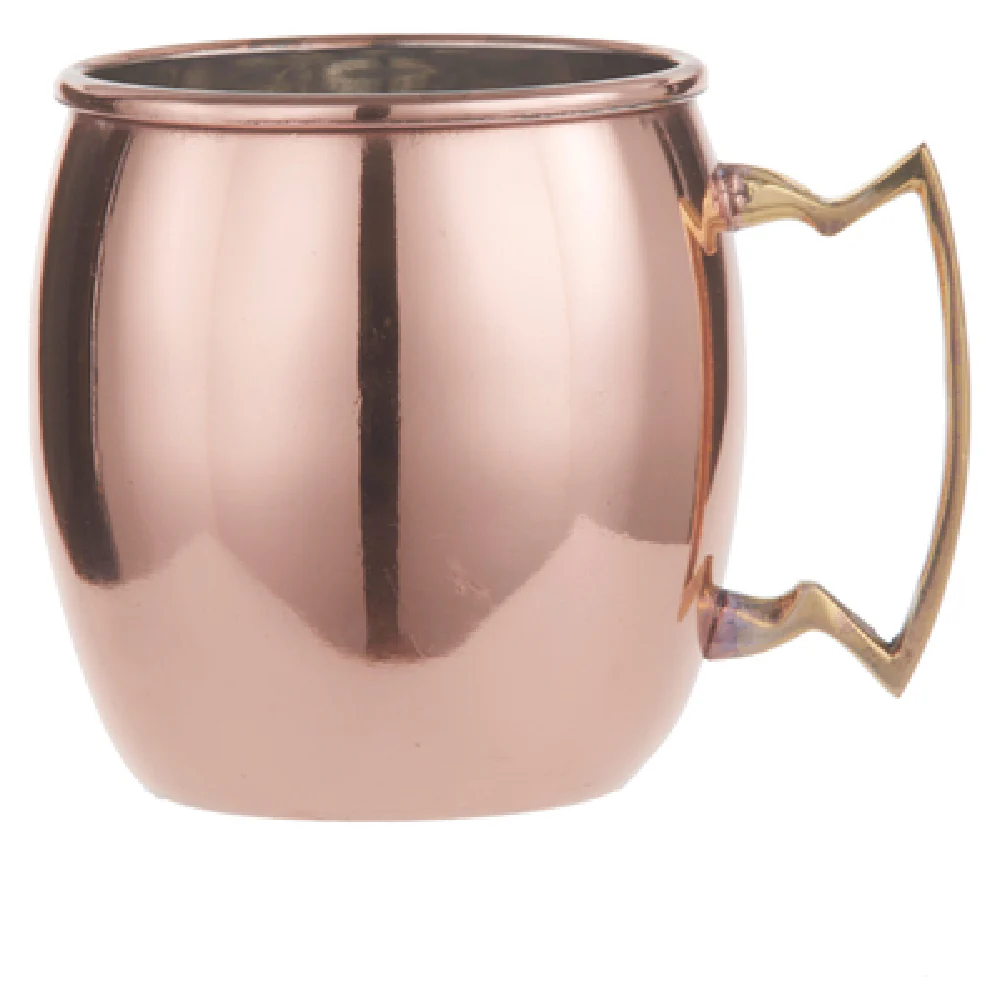 American Metalcraft CM16P 16 Oz Copper Moscow Mule Mug with Brass Handle Satin Finish American Metalcraft CM16P 16 Oz Copper Moscow Mule Mug with Brass Handle Satin Finish