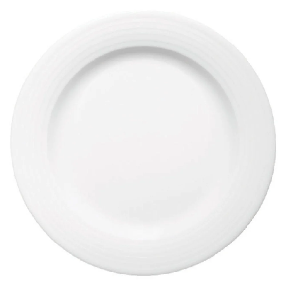 BauscherHepp 800016-425482 6-3/10 Inch Diameter Round Plate Porcelain Azure Brushed