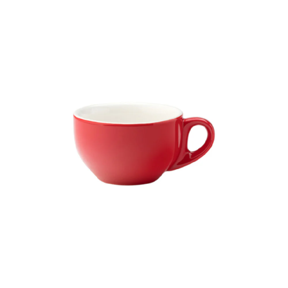 Steelite UCT8136 10.0 Oz Latte Cup Porcelain Red - Available Packs/Bundles/Cases