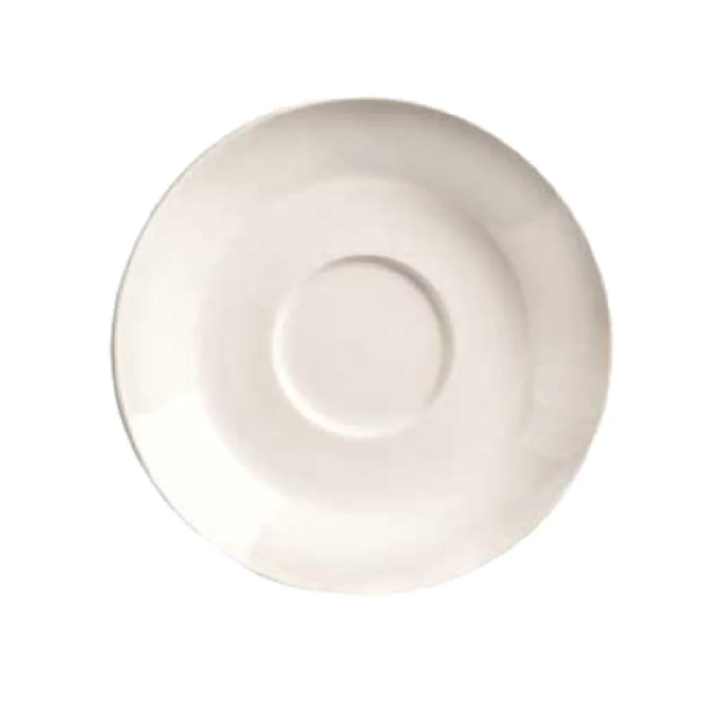 Libbey BW-1162 5-3/4 Inch Diameter Round Saucer Porcelain Bright White