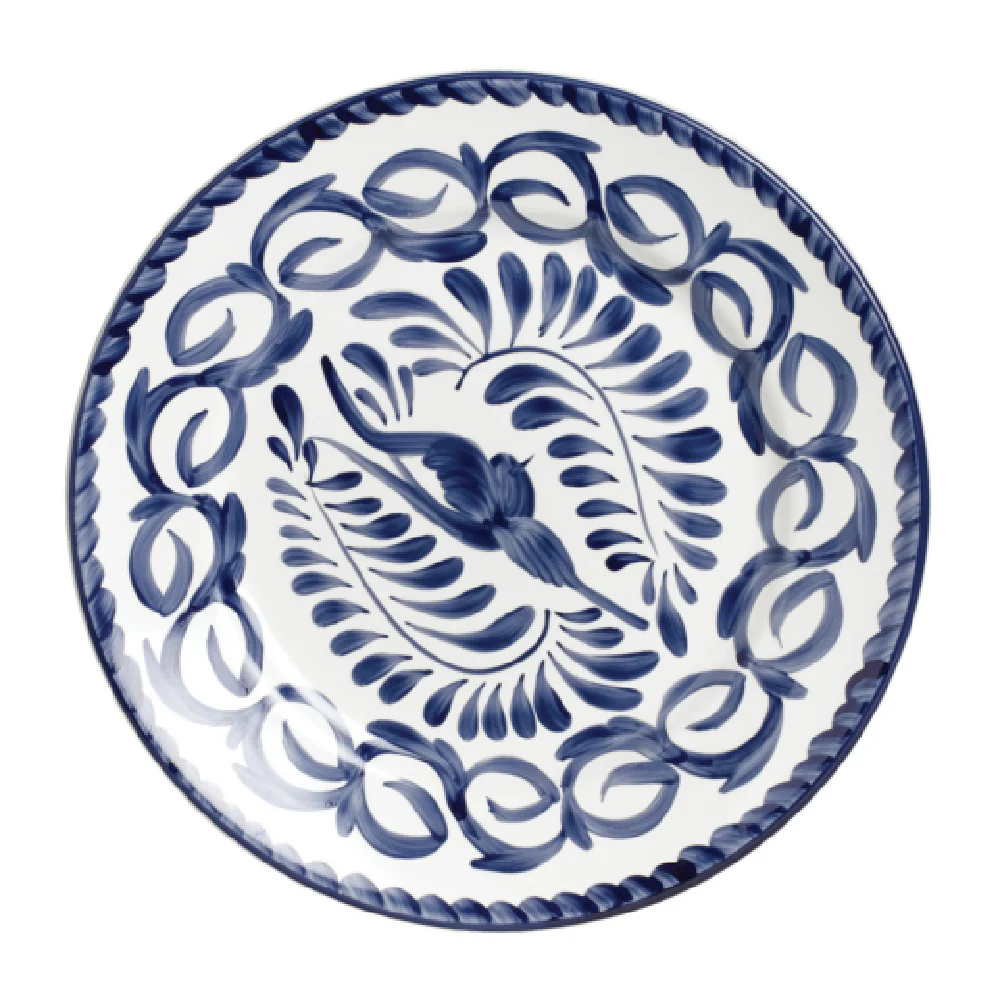 Steelite A120P103 10.25 Inch Blue Rimmed Rolled Edge Plate China Steelite A120P103 10.25 Inch Blue Rimmed Rolled Edge Plate China