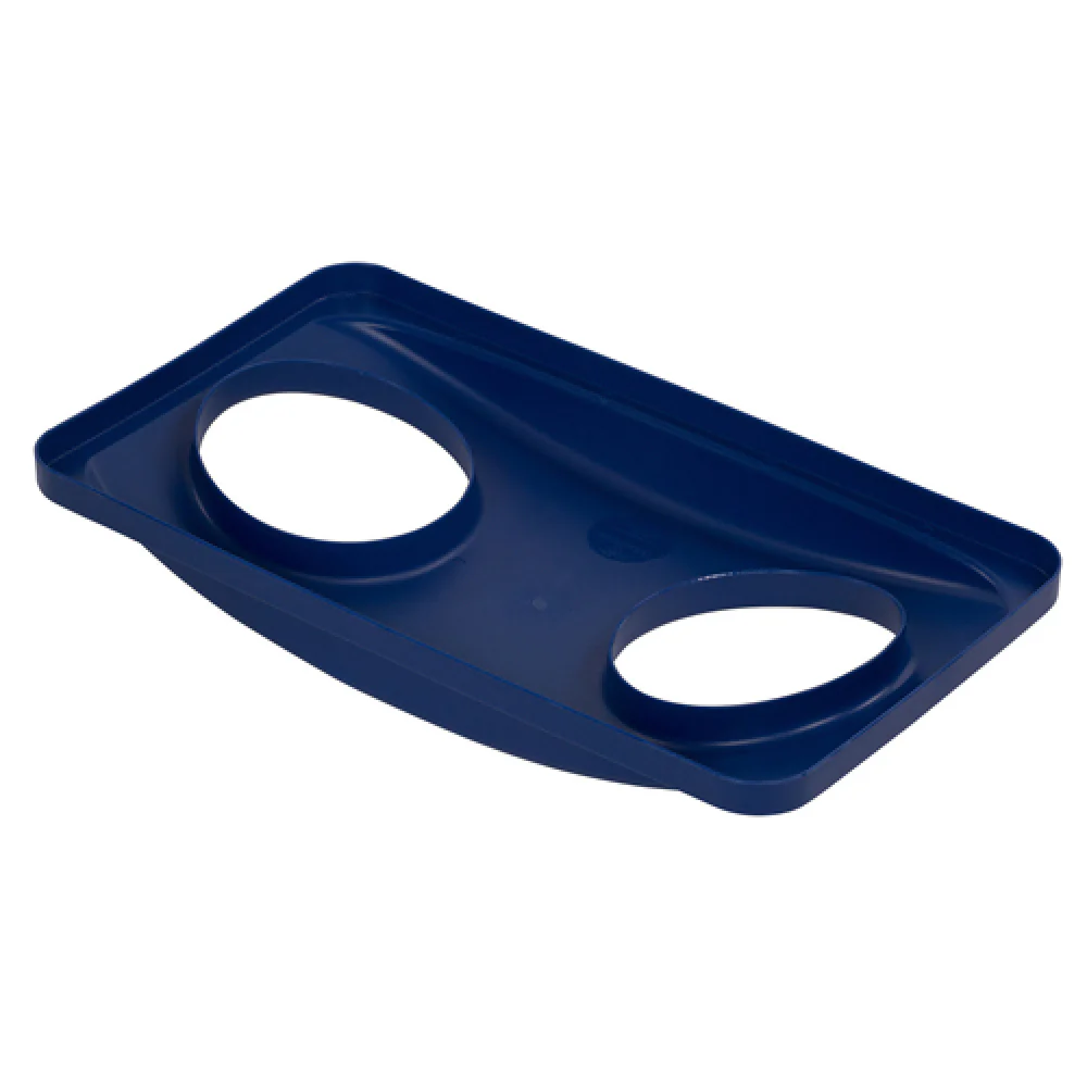 Carlisle 342027REC14 12 Inch Lid for Bottle Can Recycle Trash Receptacle Blue Plastic Carlisle 342027REC14 12 Inch Lid for Bottle Can Recycle Trash Receptacle Blue Plastic