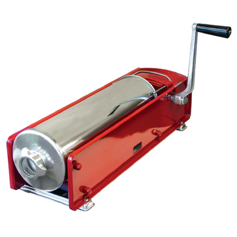 Omcan 13721 Manual Horizontal Sausage Stuffer 28 Inch Stainless Steel Components