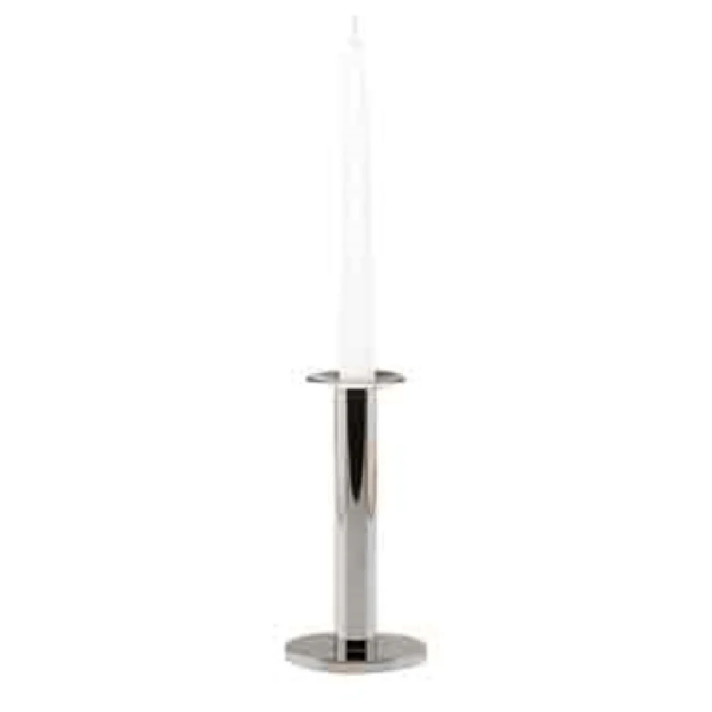 BauscherHepp 13.4843.1800 Candelabra 7-1/16 Inch 18/10 stainless steel Silver Plate Finish BauscherHepp 13.4843.1800 Candelabra 7-1/16 Inch 18/10 stainless steel Silver Plate Finish