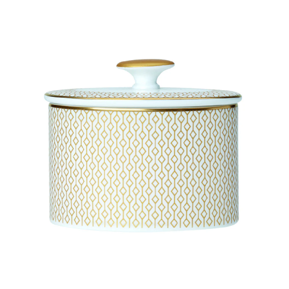 Steelite 82115AND0341 4.125 Inch Oval Covered Sugar Lid Bone China Signature