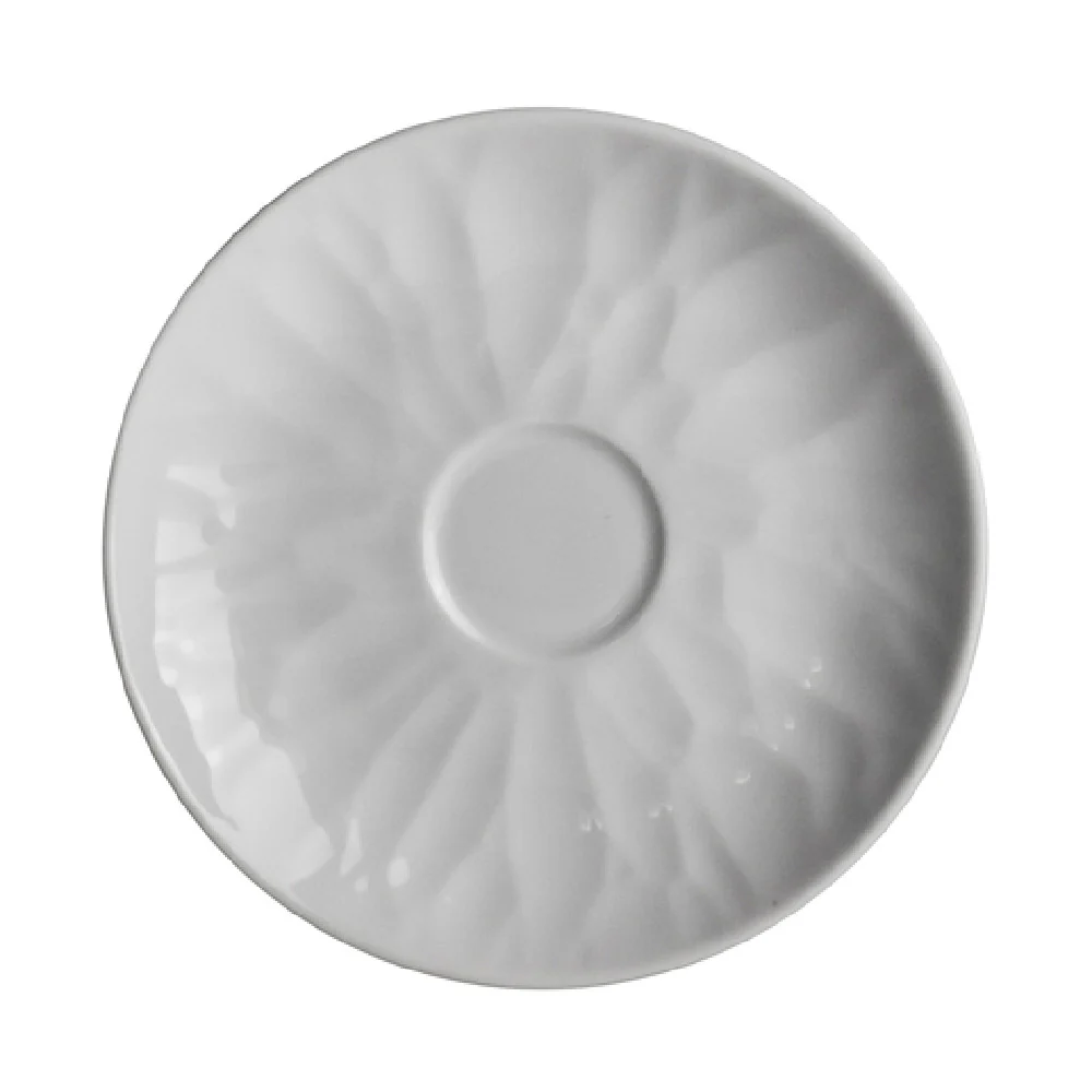 Steelite 61192ST7950 5.0 Inch Saucer Round Cool Blue-White Porcelain
