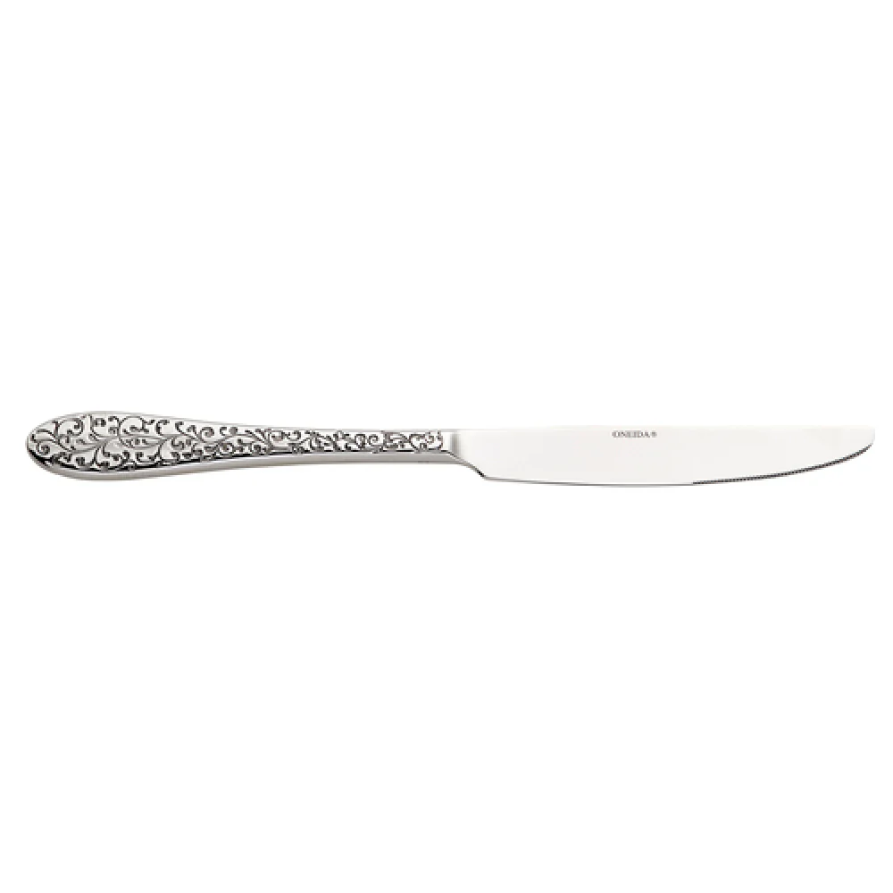 1880 Hospitality T638KDTF 9-7/16 Inch Table Knife Paisley Pattern Stainless Steel