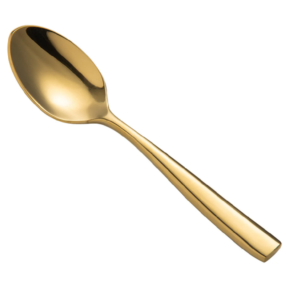 Bon Chef S3016G 4-7/8 Inch Demitasse Spoon PVD Coated Mirror Finish Stainless Steel