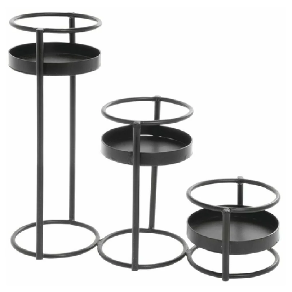 Hubert 99599 Industrial Display Stand 3-tier 5-1/8