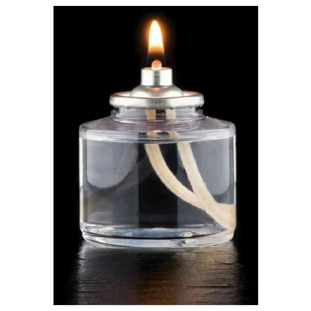 Hollowick HD17 2 Inch Diameter Disposable Fuel Cell 17 Hour Clear Plastic Hollowick HD17 2 Inch Diameter Disposable Fuel Cell 17 Hour Clear Plastic
