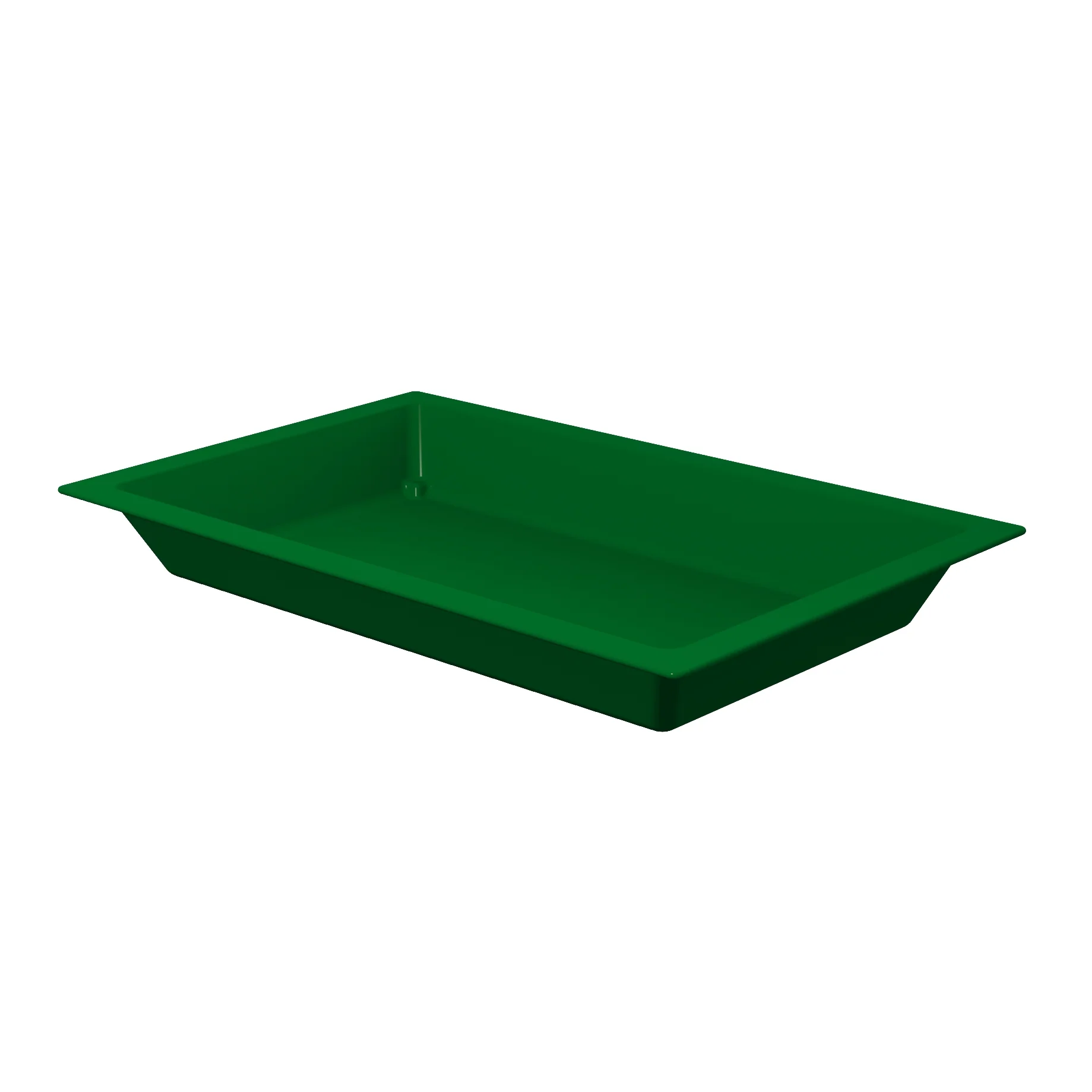 Tablecraft CW4049GN Full Size 8-1/2 Qt Cold Holding Food Pan Aluminum Green Finish