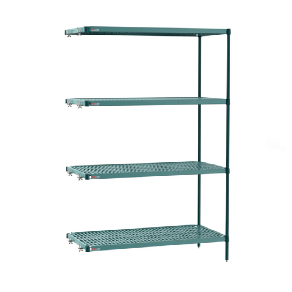 Metro PR-244263K3-A-4 24 Inch Four Shelf Stationary Unit with Corrosion Resistant Steel