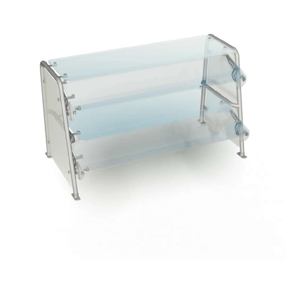 Duke TS462DD-32 31-1/2 Inch Contemporary Food Shield Adjustable Guard Stainless Steel