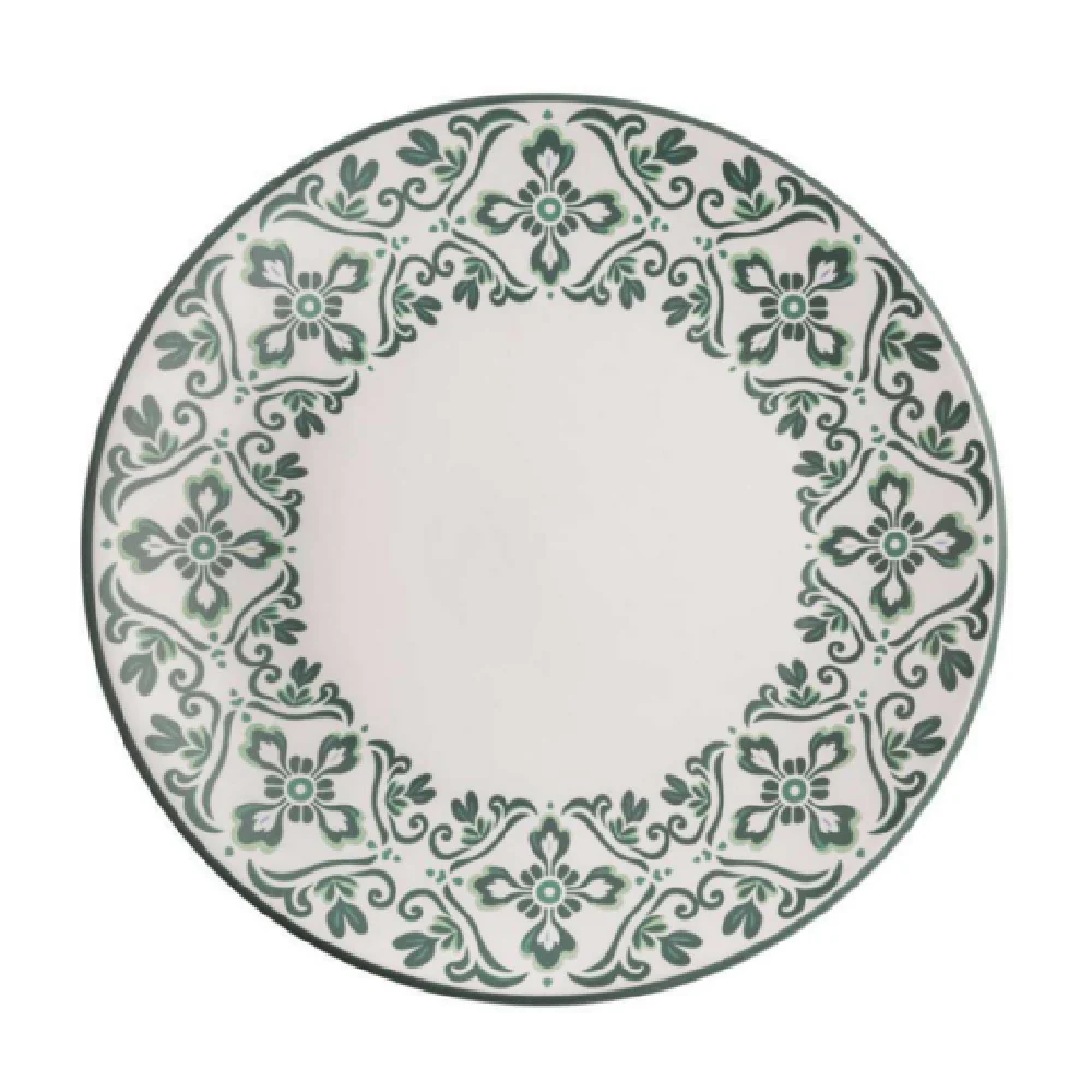 Arc Cardinal FP767 Santa Anita Valentina Forest Green Coupe Plate (D:11.0'') ['Stoneware']