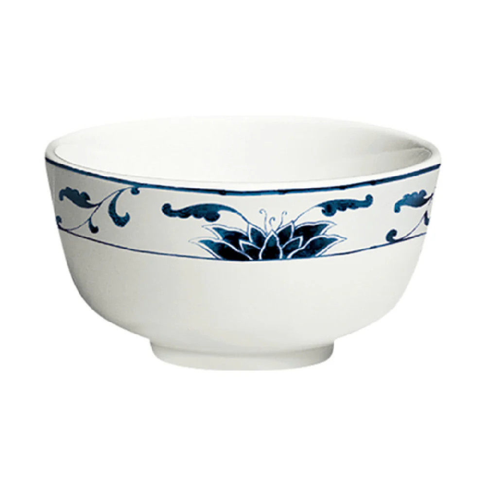 Cameo China 255-99N 10 Oz Blue Lotus Rice Bowl Ceramic Round 4-1/2 Inch Cameo China 255-99N 10 Oz Blue Lotus Rice Bowl Ceramic Round 4-1/2 Inch