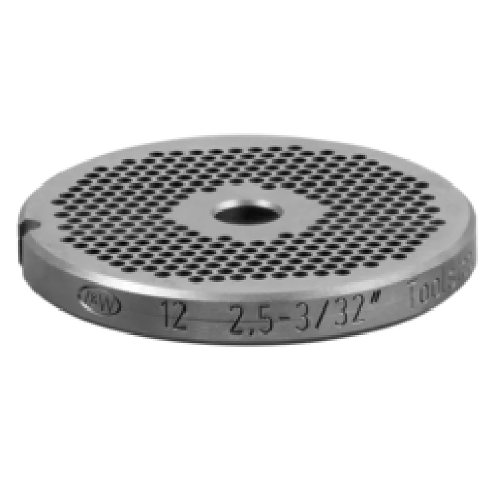 Alfa 12 3/32 HBLS Chopper Plate 3/32 Inch Hole Carbon Tool Steel Made In Germany Alfa 12 3/32 HBLS Chopper Plate 3/32 Inch Hole Carbon Tool Steel Made In Germany
