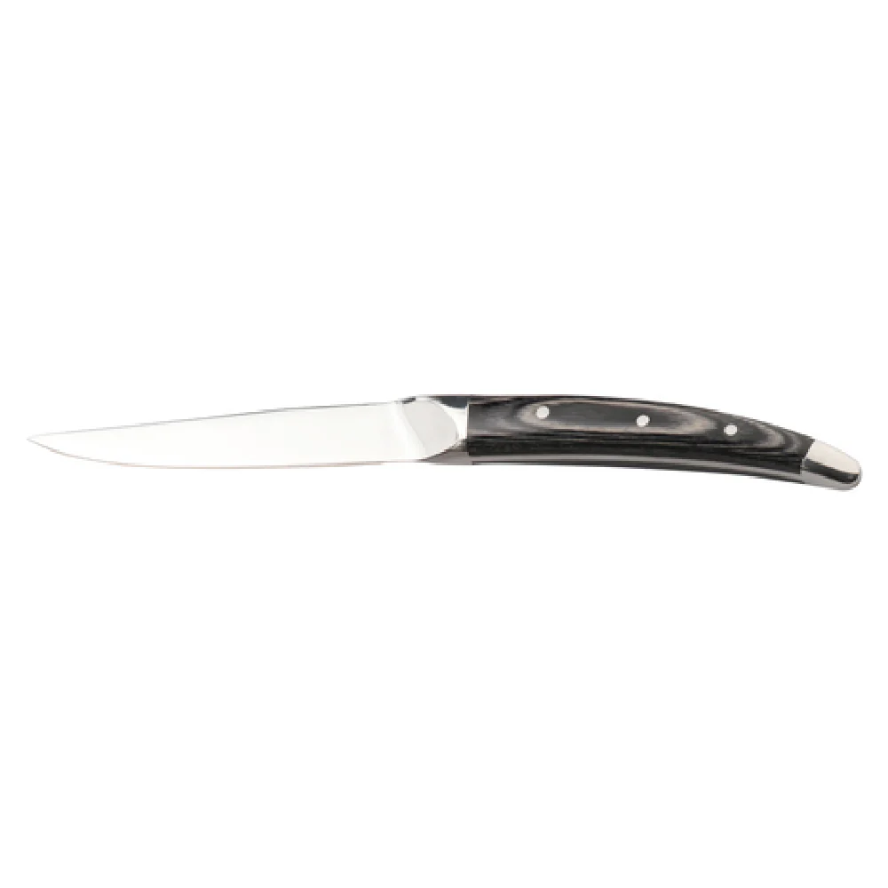 Steelite 5395S058 5-1/8 Inch Blade 9-3/8 Inch Overall Length Steak Knife Forged Olive Wood