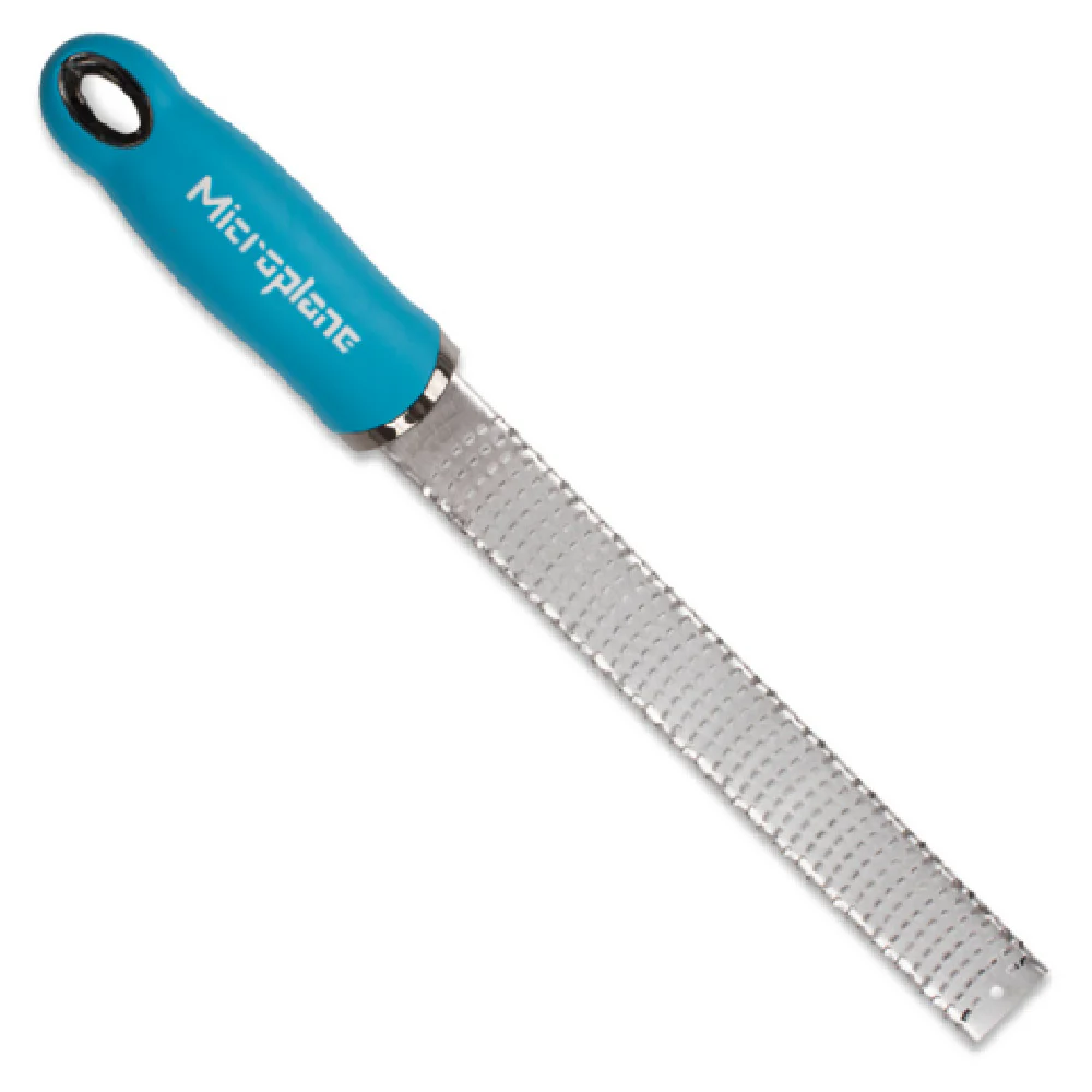 JB Prince UA120 1.31 Inch Stainless Steel Zester Grater Turquoise Handle JB Prince UA120 1.31 Inch Stainless Steel Zester Grater Turquoise Handle
