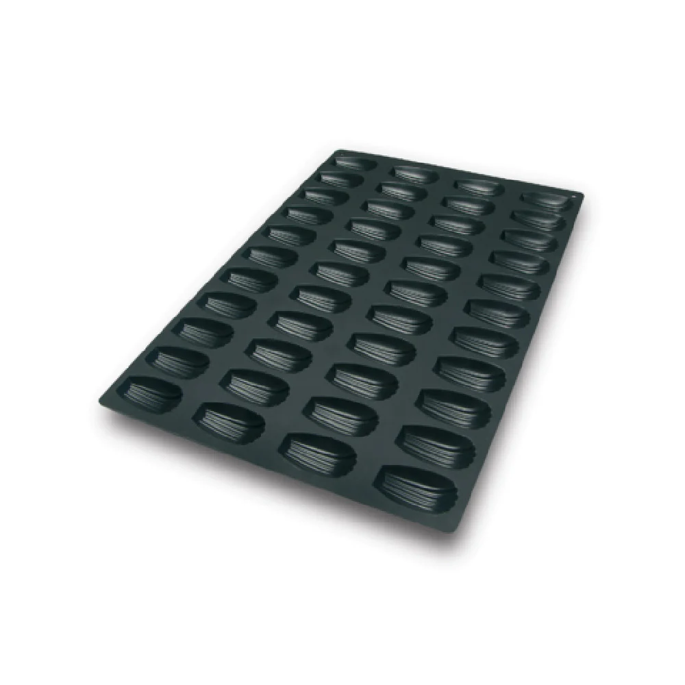 Louis Tellier SQ005 24 Inch Silikomart Mold Madeleine Flexible 44 Pieces
