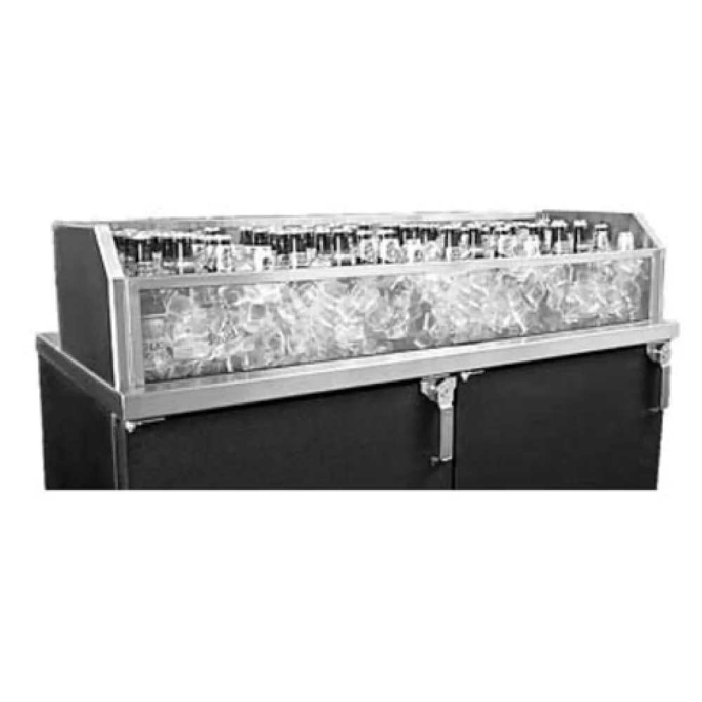 Glastender GDU-24X30 30 Inch Ice Display Unit for Back Bar with Glass and Stainless Steel Glastender GDU-24X30 30 Inch Ice Display Unit for Back Bar with Glass and Stainless Steel