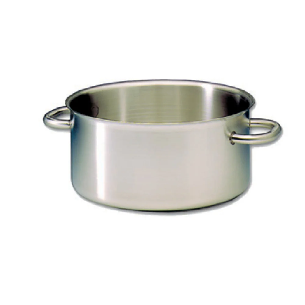 Matfer 693028 9 Quarts Induction Ready Casserole Stainless Steel with Non Drip Edge