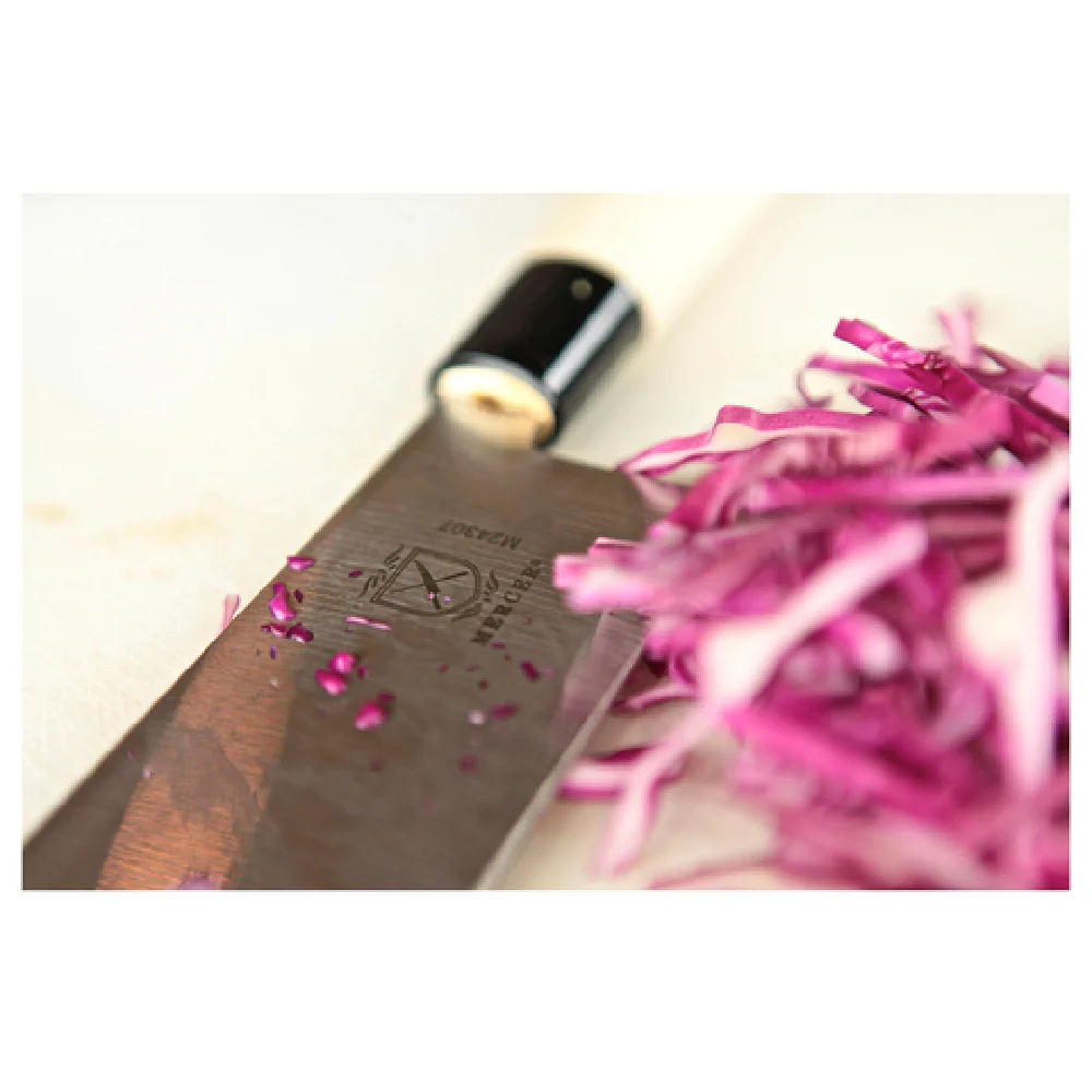 Mercer Culinary M24307PL 7 Inch High Carbon Nakiri Vegetable Knife Mercer Culinary M24307PL 7 Inch High Carbon Nakiri Vegetable Knife