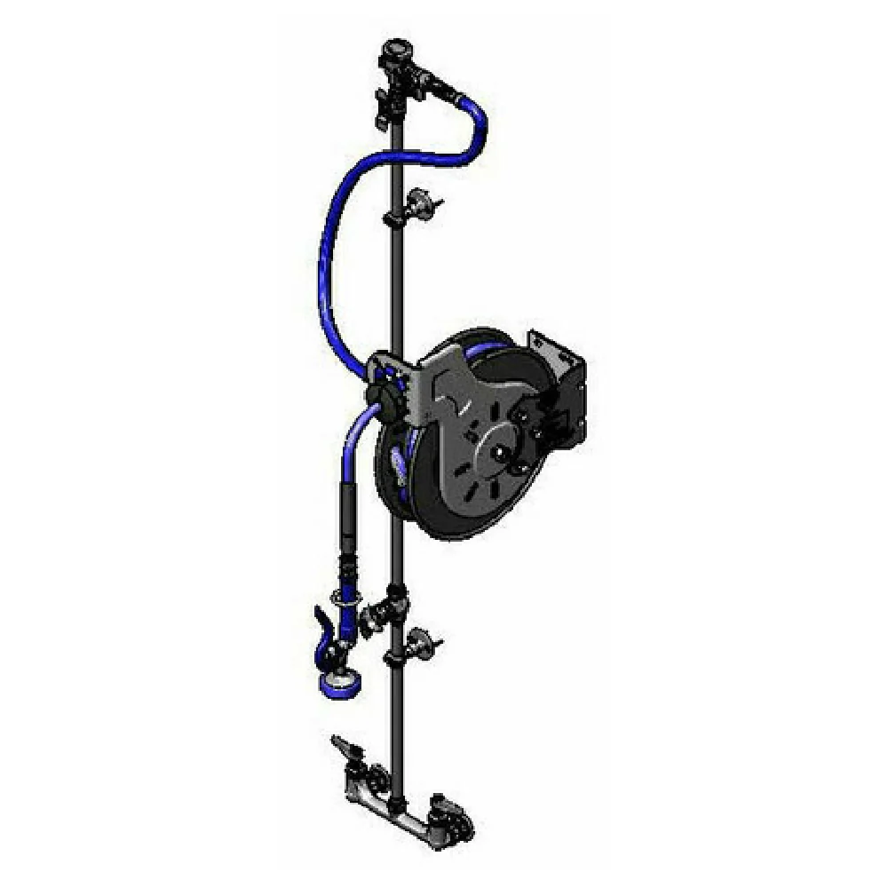 T&S Brass B-7232-U01XS2E Hose Reel Assembly Open 3/8 T&S Brass B-7232-U01XS2E Hose Reel Assembly Open 3/8