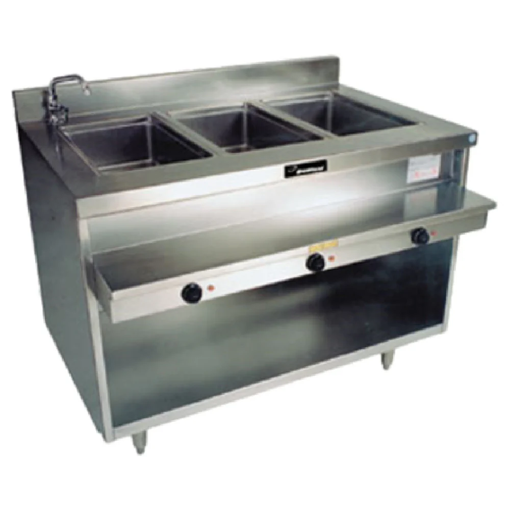 Delfield F14EI348_230/60/1 48 Inch Hot Food Table Electric with Three Wells Delfield F14EI348_230/60/1 48 Inch Hot Food Table Electric with Three Wells