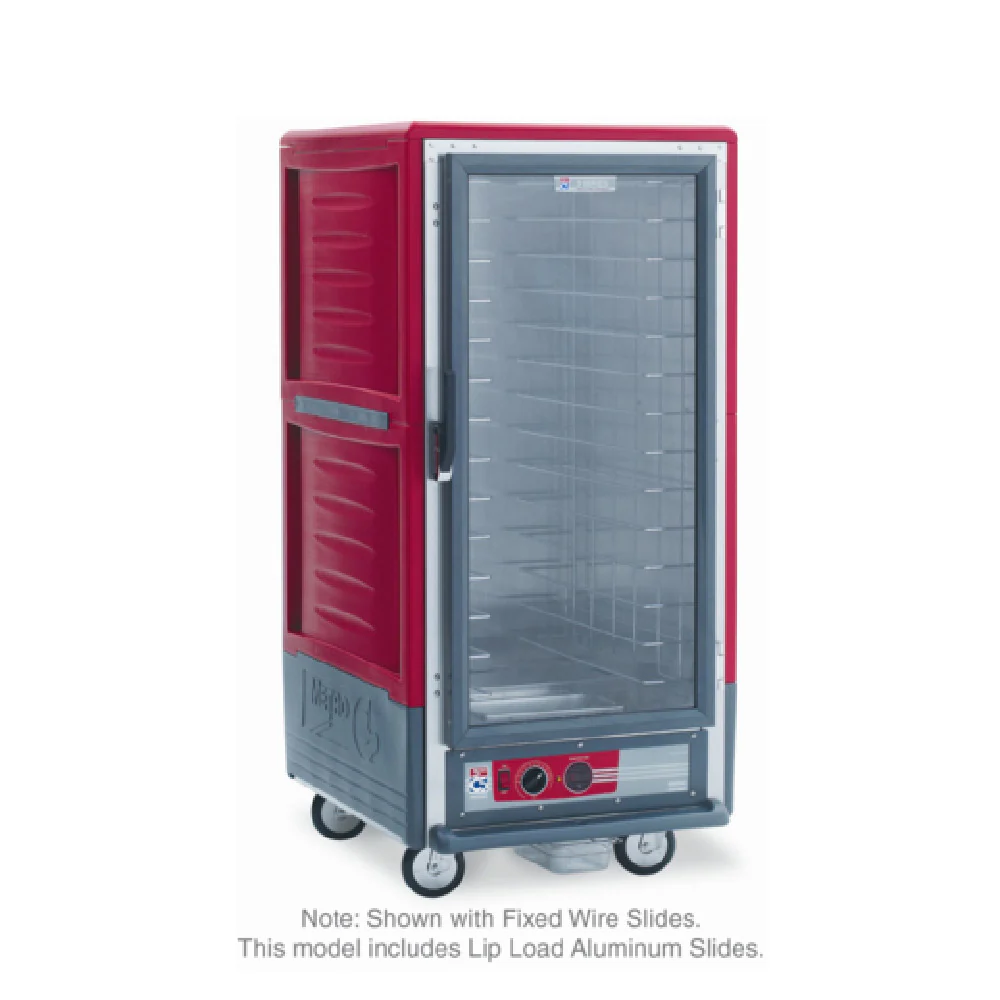 Metro C537-HLFC-LA 27 Inch Heated Holding Cabinet Mobile Lower Wattage with Red Insulation Armour