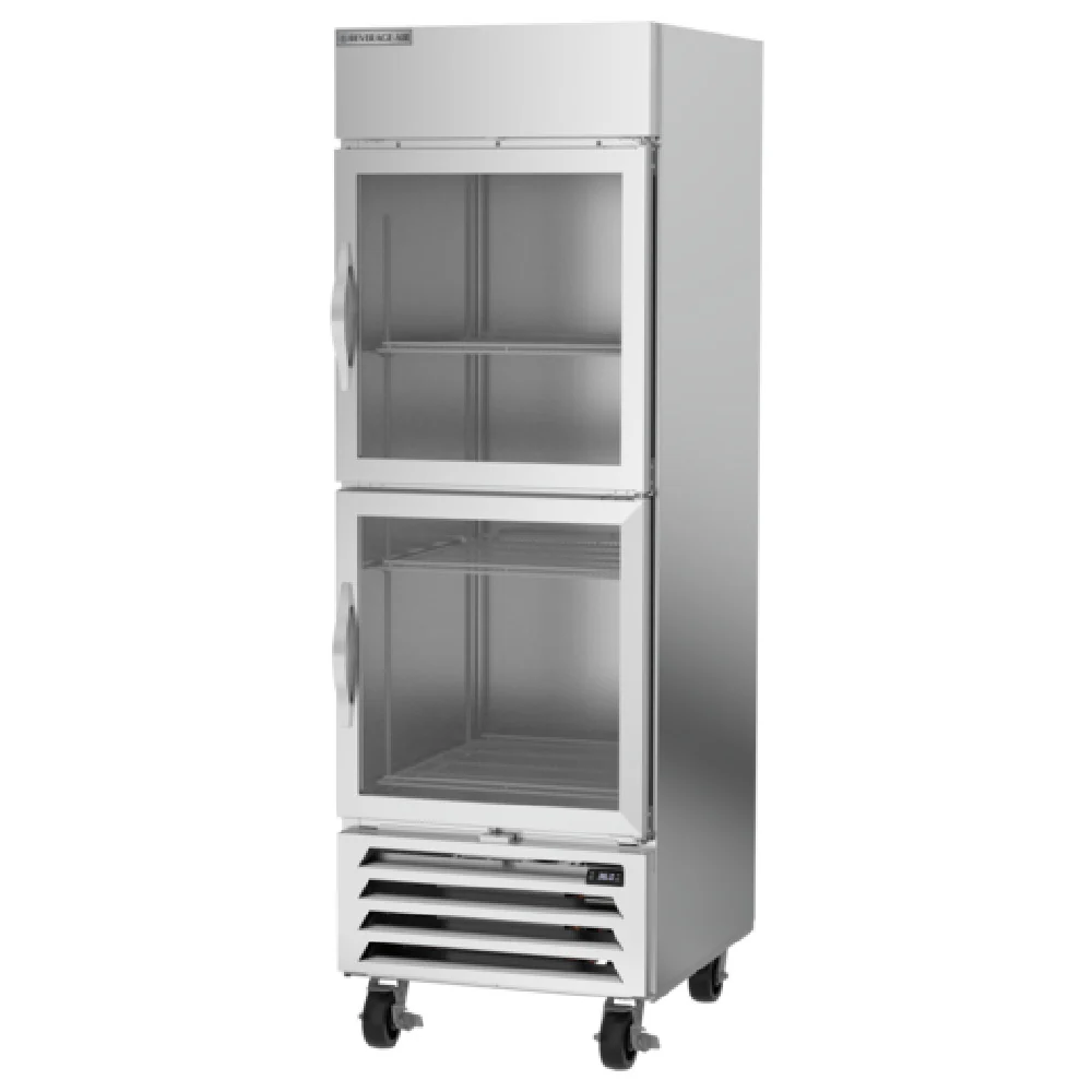 Beverage Air HBR23HC-1-HG 27 Inch Reach-in Refrigerator 23.32 cu ft Stainless Steel Beverage Air HBR23HC-1-HG 27 Inch Reach-in Refrigerator 23.32 cu ft Stainless Steel