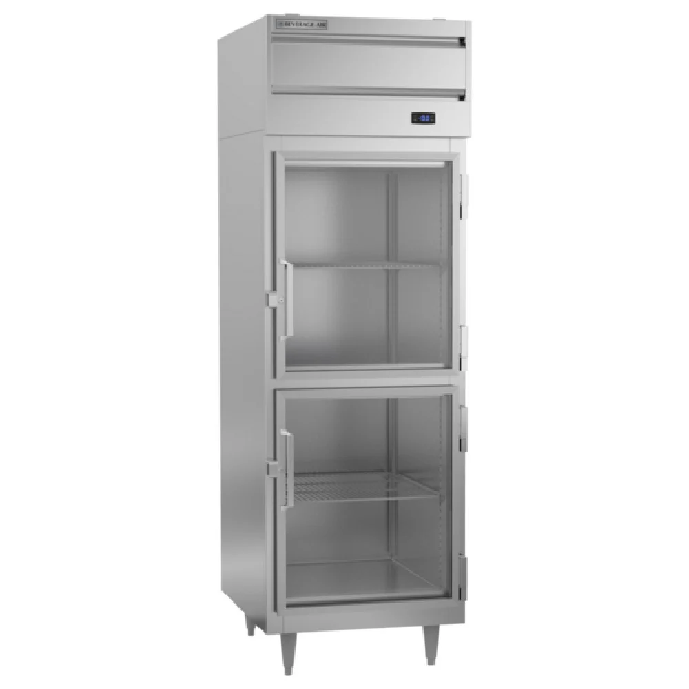 Beverage Air PF1HC-1BHG 21 Cu Ft Freezer Reach-In 1 Section Lockable Glass Door