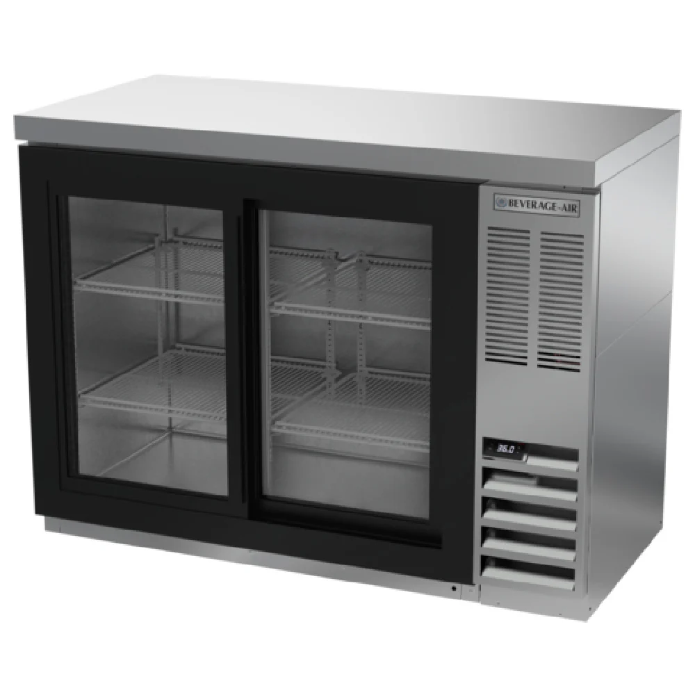 Beverage Air BB48HC-1-F-GS-S-27 48 Inch Refrigerated Food Rated Back Bar Cabinet 12.4 cu ft Beverage Air BB48HC-1-F-GS-S-27 48 Inch Refrigerated Food Rated Back Bar Cabinet 12.4 cu ft