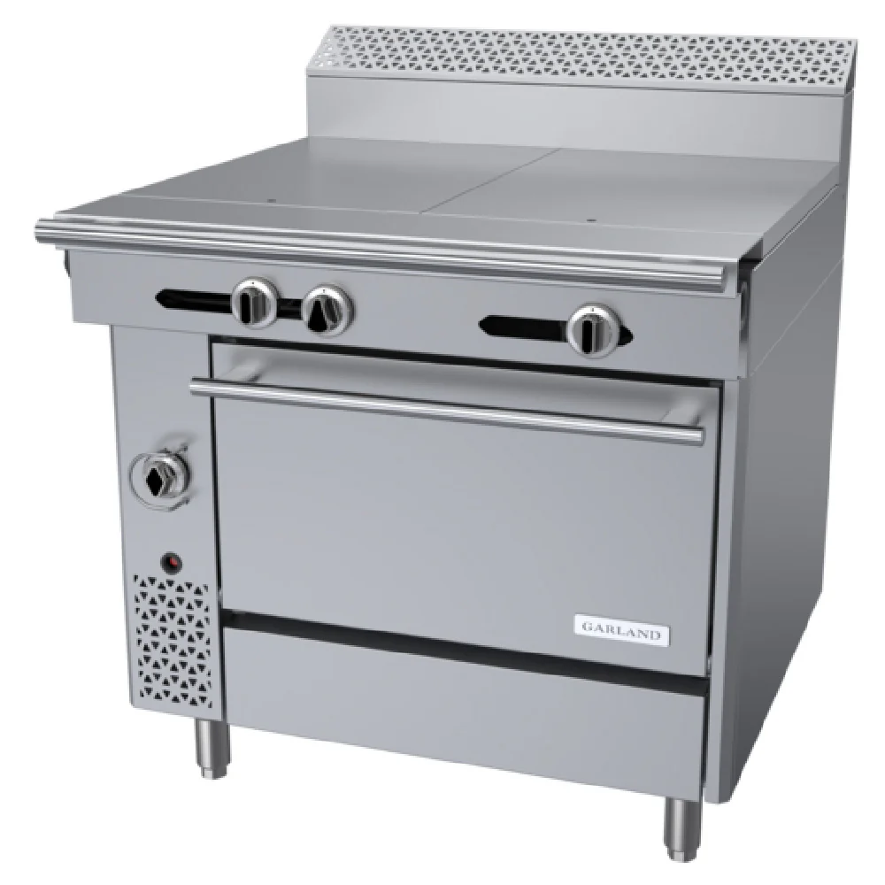 Garland C36-9R 36 Inch Gas Heavy Duty Range with 2 Hot Tops 105000 BTU Garland C36-9R 36 Inch Gas Heavy Duty Range with 2 Hot Tops 105000 BTU