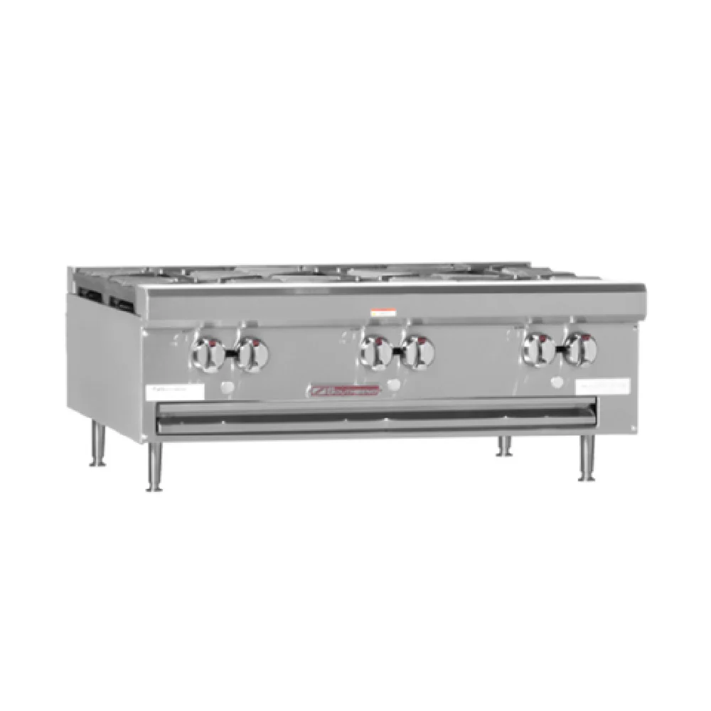 Southbend HDO-48SU_NAT 48 Inch Gas Hotplate with 8 Burners 264000 BTU
